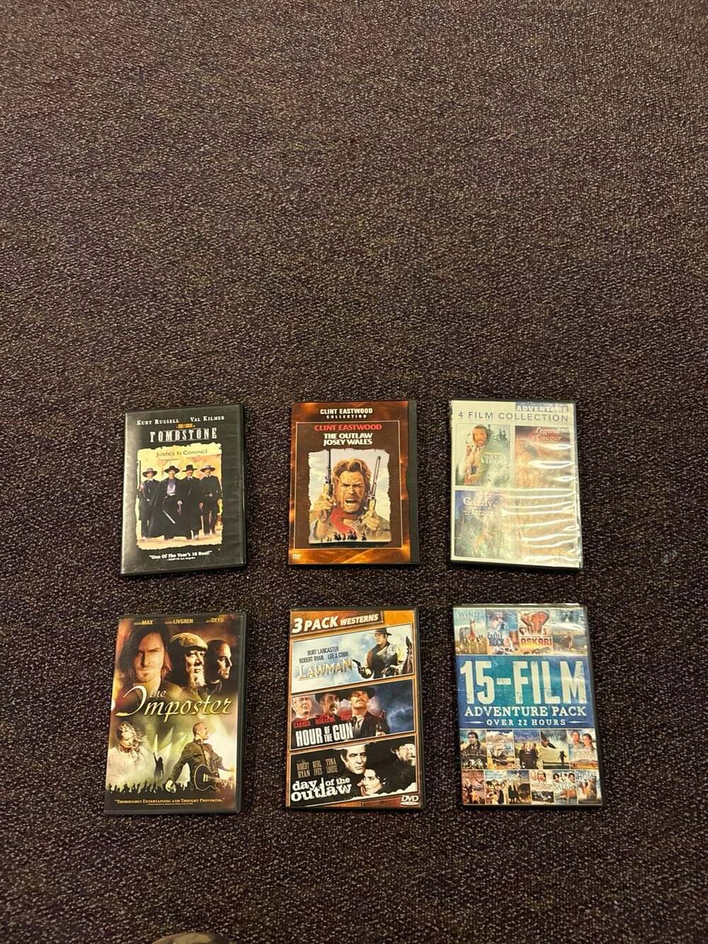 Western and Adventure DVD Bundle